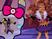 monster high dress up clawdeen wolf